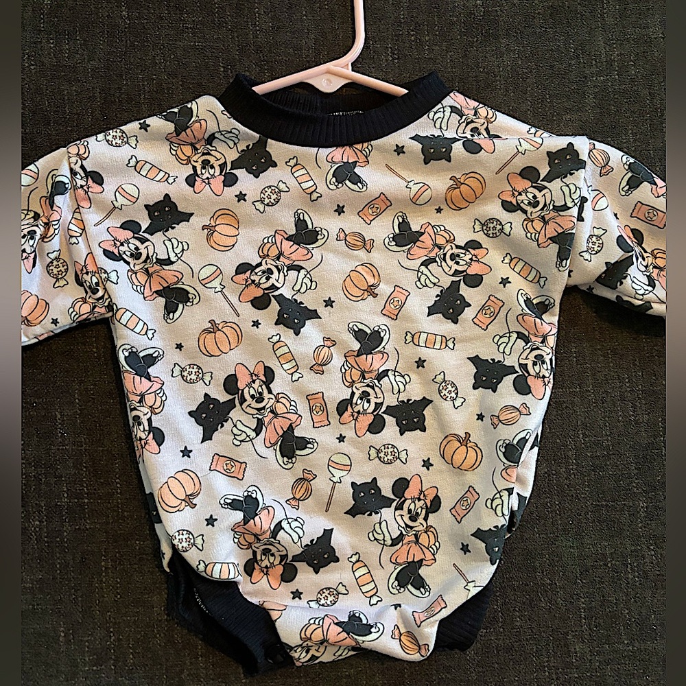 Minnie Mouse Halloween romper